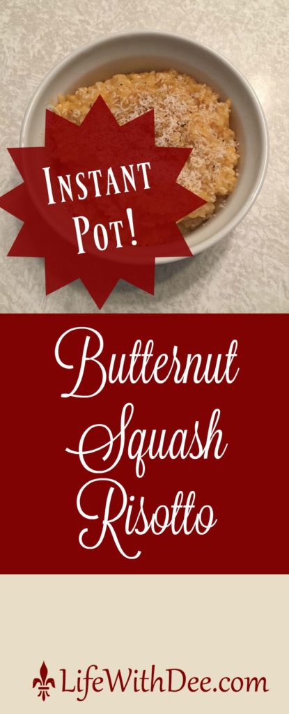 Butternut squash risotto-
