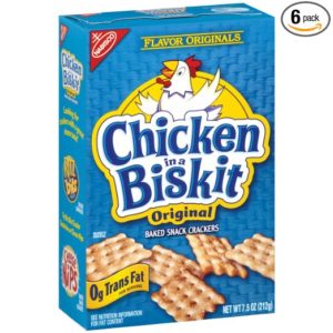 Chicken in a Biskit crackers