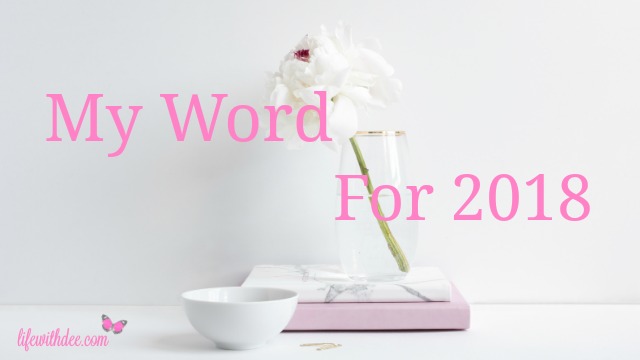My Word for 2018