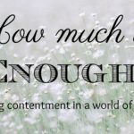 How Much is Enough? ~ Contentment in a World of Excess