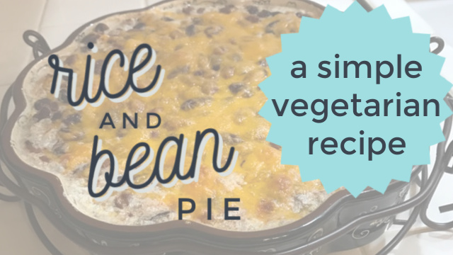 rice and bean pie recipe