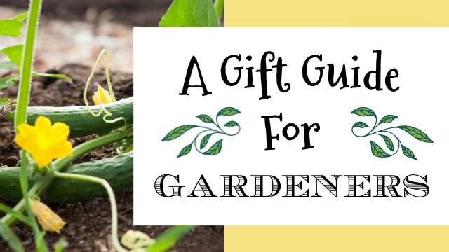 Gift guide for gardeners graphic