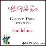 Guest Post Guidelines for Recipes