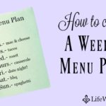 How to Create a Weekly Menu Plan