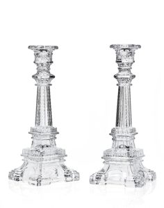 Eiffel Tower Crystal Candlesticks