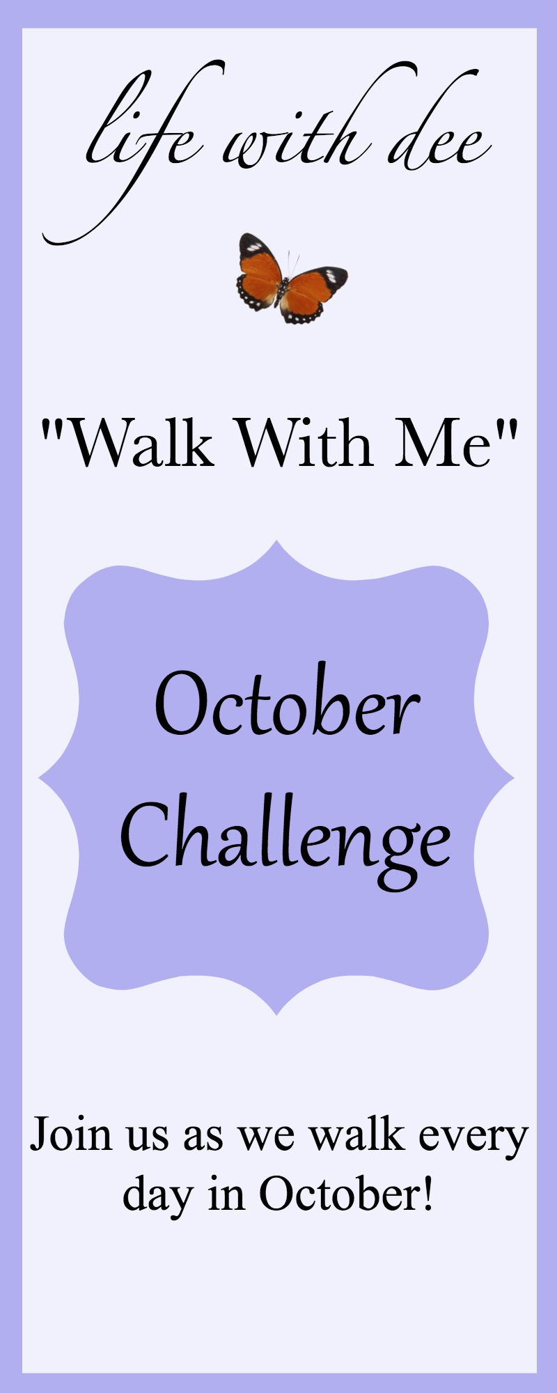 Walk With Me Challenge