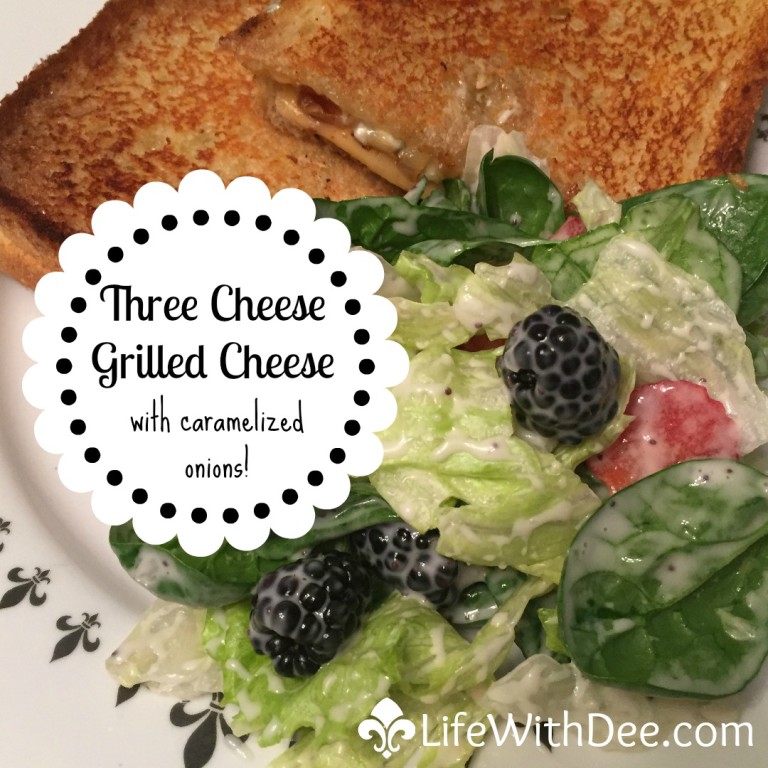 Three Cheese Grilled Cheese