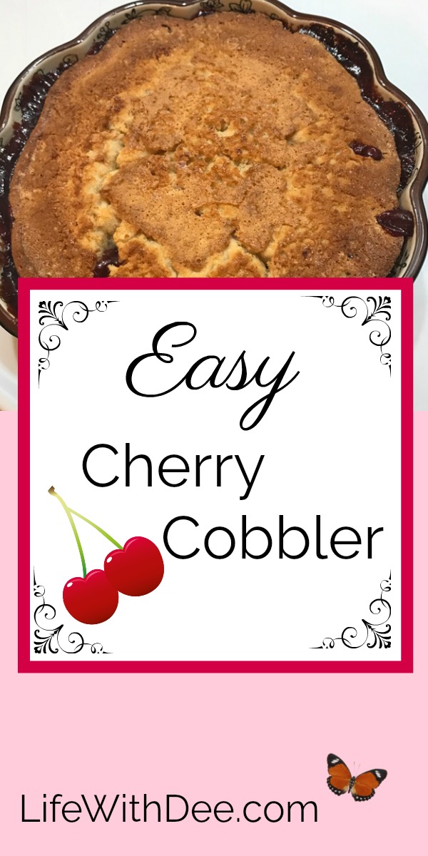 Easy cherry cobbler