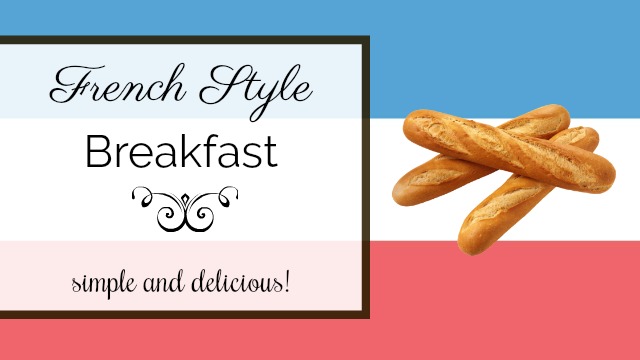 French Style Breakfast graphic