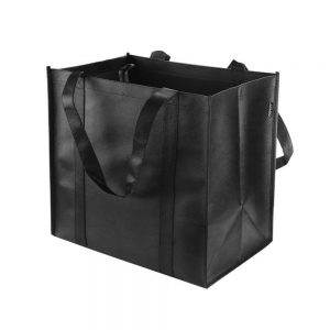 black reusable bags