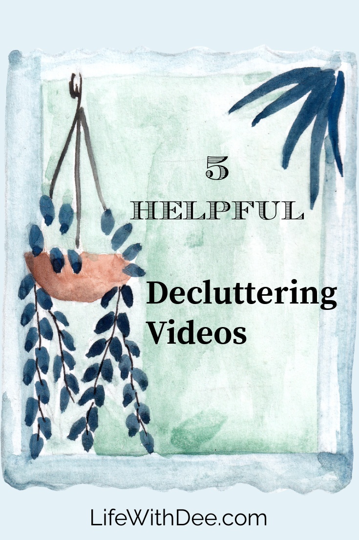 Helpful Decluttering Videos graphic