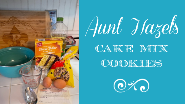 Aunt Hazel's Cake Mix Cookies graphic