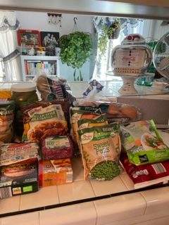 photo of groceries - frozen items