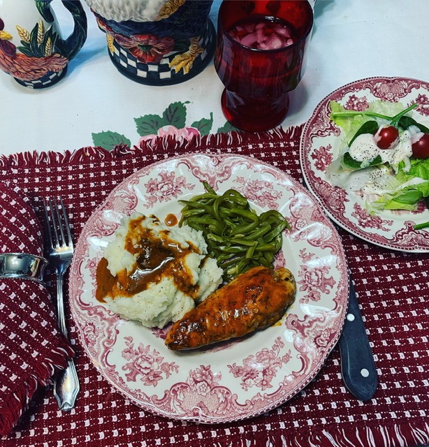 photo of dinner plate