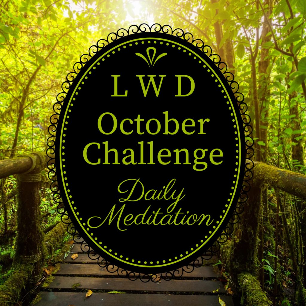 October challenge graphic