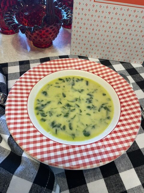 spinach soup photo